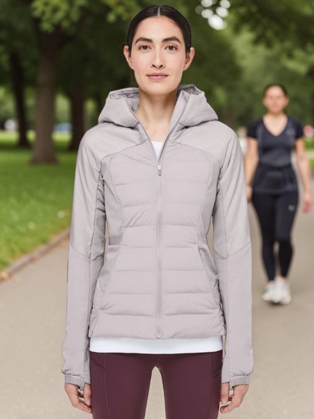 Lululemon Down For It All Jacket ~ Size 4 ~ Dark Chrome